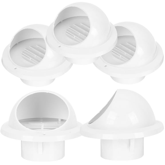 HOMEMAXS 5 Pcs Booster Trickle Vents Showcase Exhaust Wall Dryer