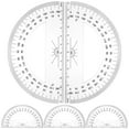 thumbnail image 1 of HOMEMAXS  5 Pcs Classroom Angle Measurement Tool Protractor, 1 of 8