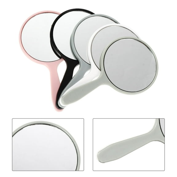 VERDANVERSE Handheld Mirror ABS Portable Makeup Mirrors for Travel 5Pcs
