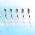 thumbnail image 1 of 5 Pcs Demitasse Spoons Multi-purpose Slotted Cooking Teaspoon Soup Ladle Silver, 1 of 8