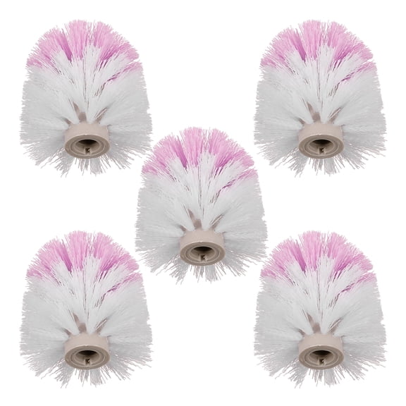 OULII 5Pcs Toilet Bowl Brushes Replacement Heads Plastic for Homeowners Maintenance