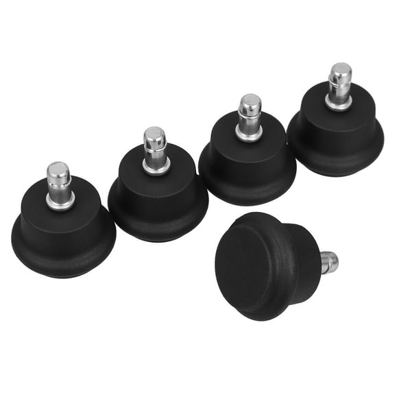 HOMEMAXS 5 Pcs Office Furniture Casters Desk Chair Base Replacement Black