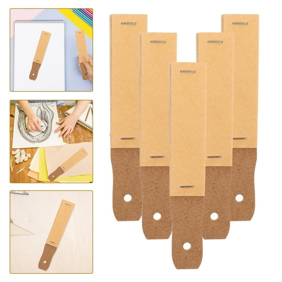 5 Pcs Sketch Pencil Sandpaper Drawing Pencil Sandboard Student 15.80X2.80X0.80CM