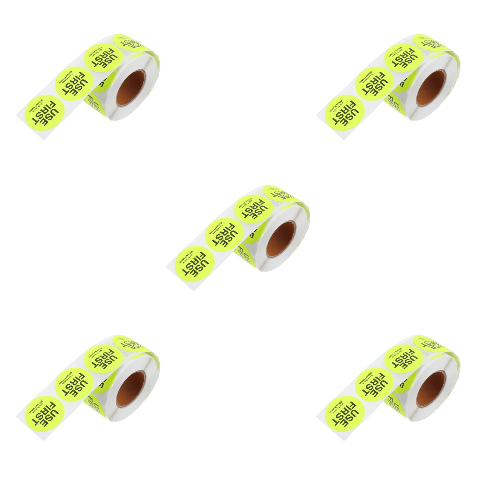 HOMEMAXS 5 Rolls Use First Stickers For Food Service Round Inventory ...