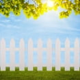 thumbnail image 1 of 5 Sets Garden Fence White Picket Border Edging Fences Plant Baby, 1 of 8
