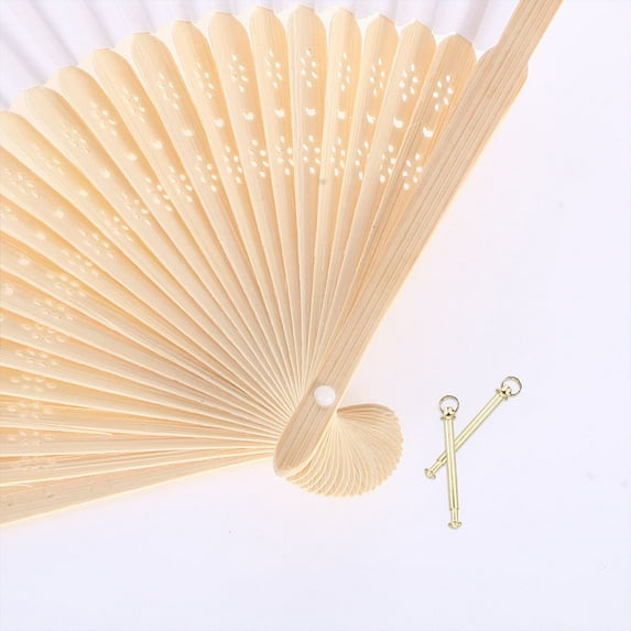 HOMEMAXS 5 Sets Handheld Fan Shaft Replacement Folding Fan Repairing ...