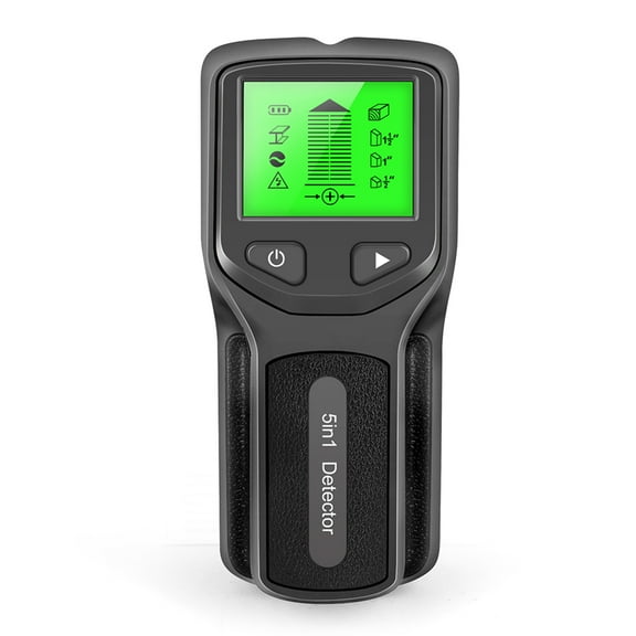 HOMEMAXS 5 in 1 Wall Scanner with ABS Material for Home Use Black Compact Handheld Body 7.87x2.95x1.38 Inches