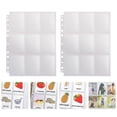 thumbnail image 1 of 50 Pcs Card Page Collection Book Trading Binder Man Transparent, 1 of 7