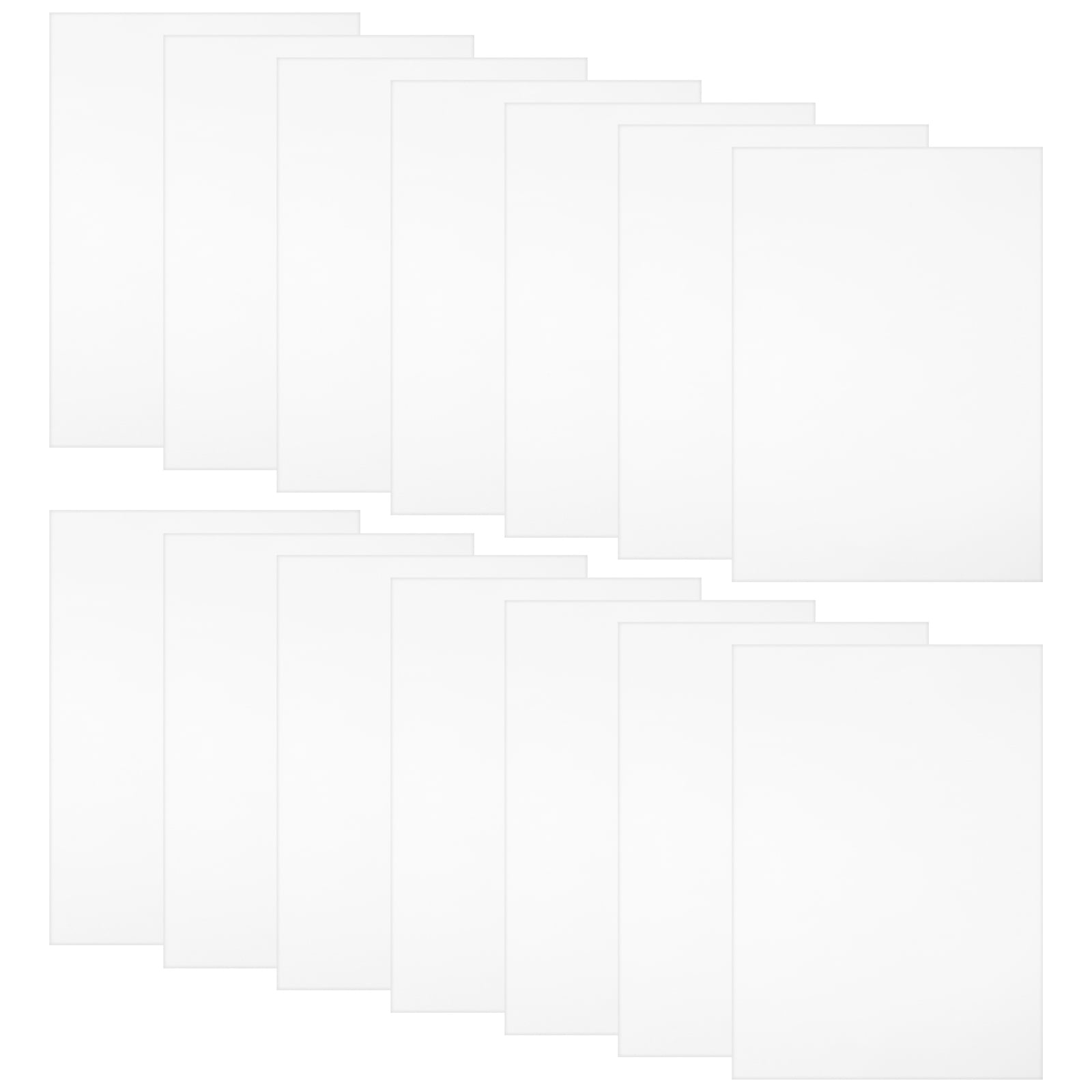 HOMEMAXS 50 Pcs Craft Paper Card Paper 42.00X29.60X0.10CM White