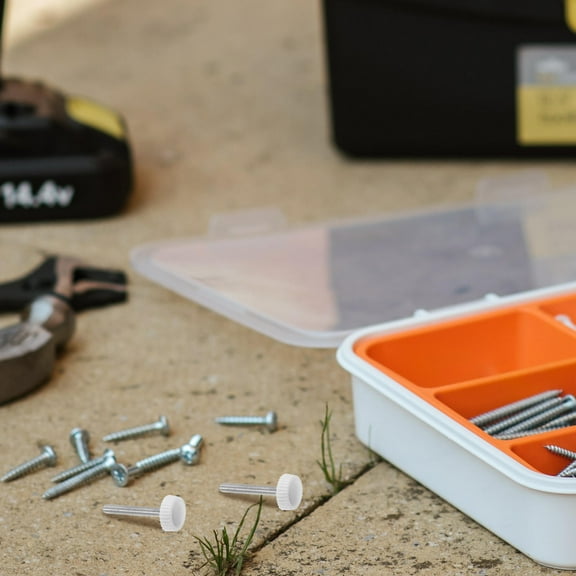 50 Pcs Stucco Screws Cabinet Quick Installation Flexible Adjustment