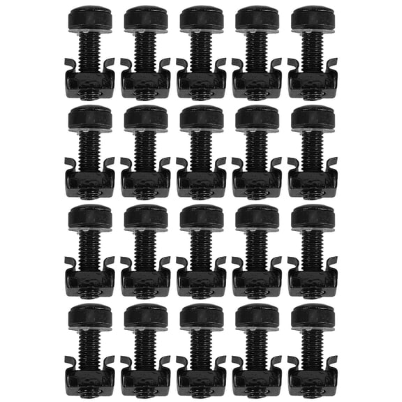 50 Sets Replacement Server Rack Mounting Screws For Network Switch Servers Stainless Steel Server Rack Screws Cage Nuts For It And Networking Applications