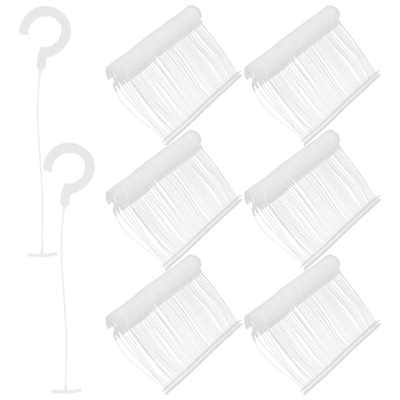 HOMEMAXS 5000 Pcs Pant Hangers with Clips Attachments Hook Glue Needle