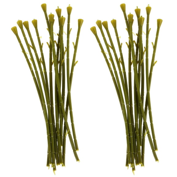 50Pcs Fake Rose Branch Artificial Flower Stem DIY Floral Arrangement Accessories
