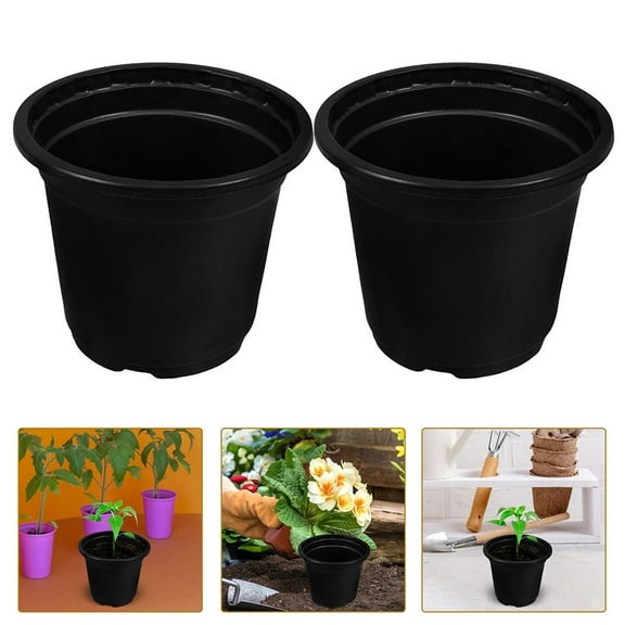 HOMEMAXS 50pcs Garden Pots Gallon Nursery Trade Pots Gallon Pots And Root Control Container For Indoor And Outdoor Use