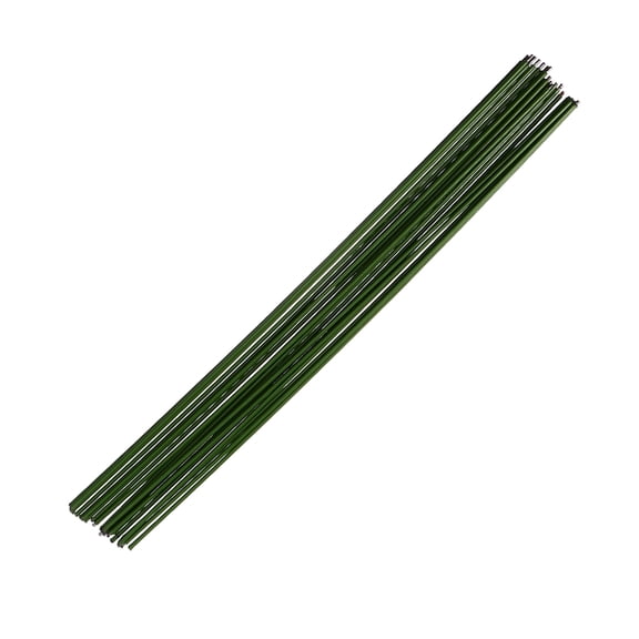 50pcs Plant Stakes Plant Sticks Garden Green Bendable Single Stem Plant Support Stakes For Indoor And Outdoor Plants Potted Plants Flowers