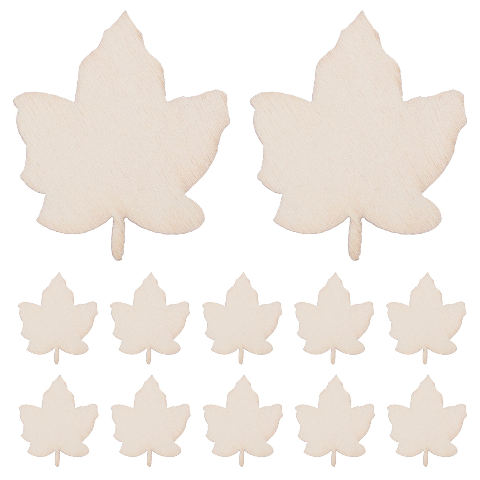 36pcs Thanksgiving Unfinished Wooden Cutouts – Maple Leaves, Pumpkin, Acorn Shapes For Fall Decor Crafting