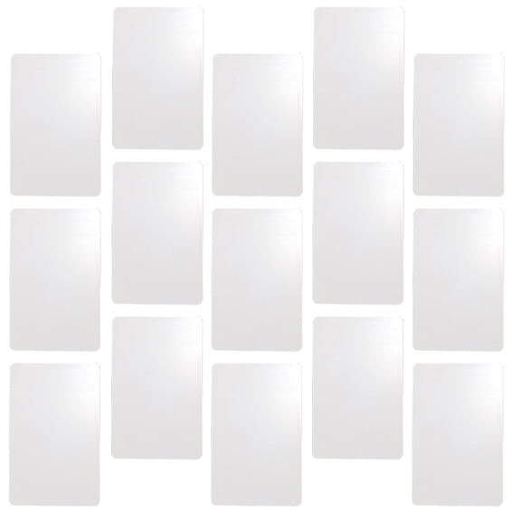 HOMEMAXS 50pcs Vintage Style Plastic Diy Blank Label Dual-side Pendant Blank Price Name Tags