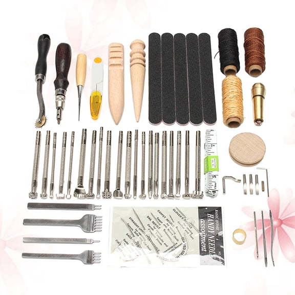 HOMEMAXS  59 PCS/Set Machine Embroidery Thread Kit Needlework Tool Kits