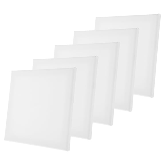HOMEMAXS 5pcs Canvas Boards For Painting Unfinished Blank Oil Painting Boards Diy Painting Boards Drawing Boards For Kids Beginners