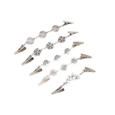 10 Styles Sweater Shawl Clips Set Retro Cardigan Collar Clips Dresses Cardiga