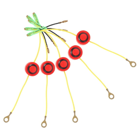 5pcs Cultivator Engine Switch Reusable Pump Motor Engine Kill Switch Replacement for for Garden Tractors Lawn Mowers and Water Pumps