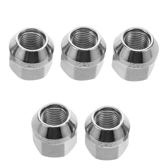 HOMEMAXS 5pcs Durable Car Wheel Flange Nuts And Studs Wheel Car Flange Nut Front Axle Cap Nut Covers For Tire Replacement Open Lug Nut Caps