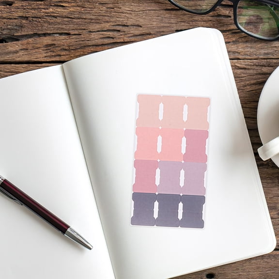 5pcs Index Tabs Self-Adhesive Bookmark Notes Tabs Dividers Index Cards Tabs Monthly Planner Page Markers Book Page Monthly Tabs