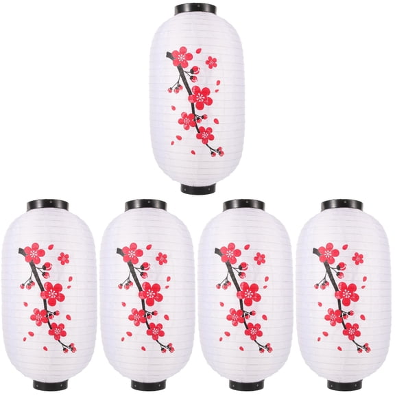 HOMEMAXS 5pcs Japanese Lantern Pendant Shop Decorative Paper Lantern Sushi Shop Lantern Party Ornament