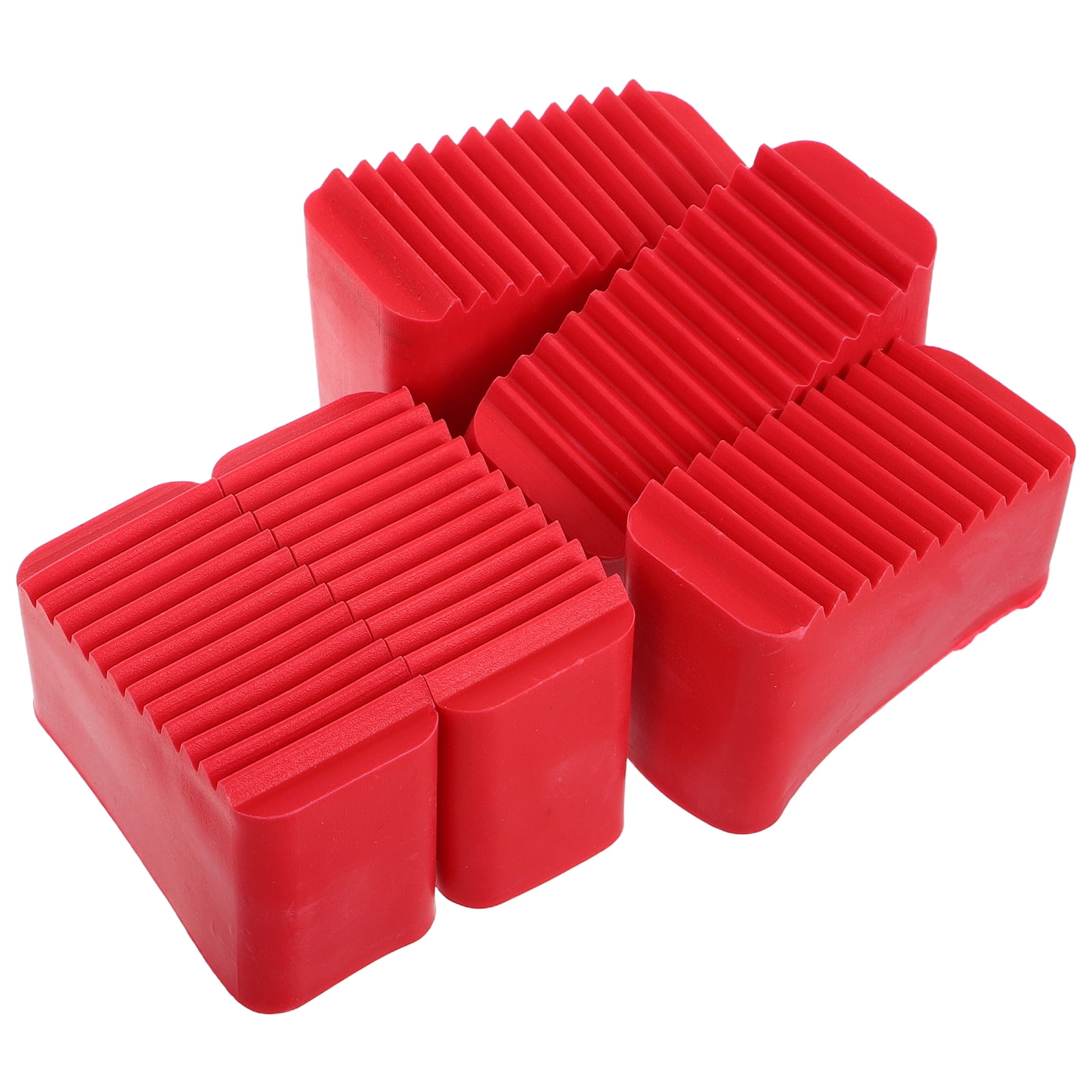 4-Pack Ladder Stabilizer Bumpers - Rubber End Caps For Werner & Louisville Standoffs, Non-Slip