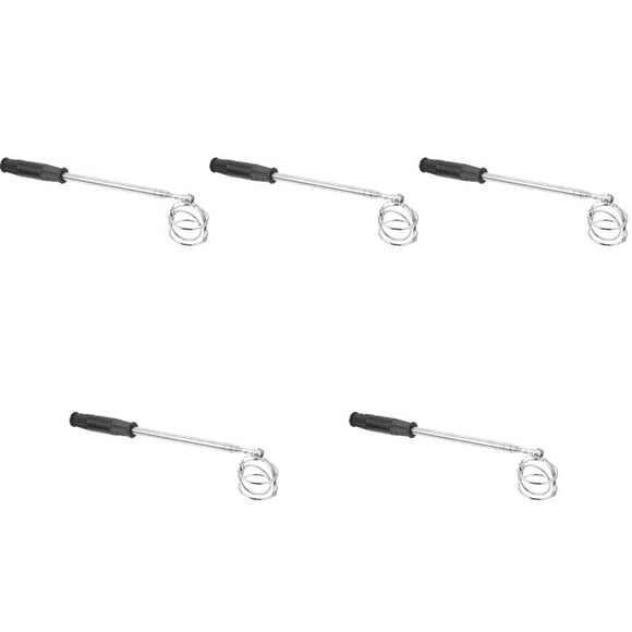 HOMEMAXS 5pcs Portable Golfing Ball Locking Scoop Retracted Golfs Ball Picker Golfing Accessory