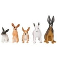 thumbnail image 1 of HOMEMAXS 5pcs Simulation Rabbit Toys Rabbit Model Toy Educational Rabbit Toy for Kids, 1 of 6