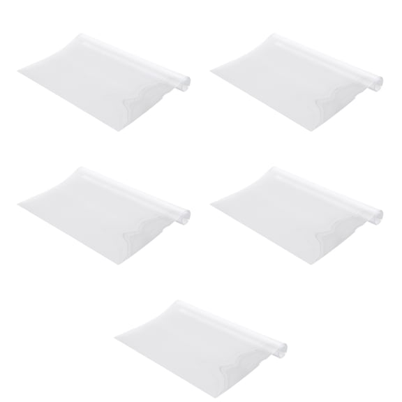 HOMEMAXS 5pcs Transparent PVC Floor Mat Carpet Protector Wood Floor Mat Cover