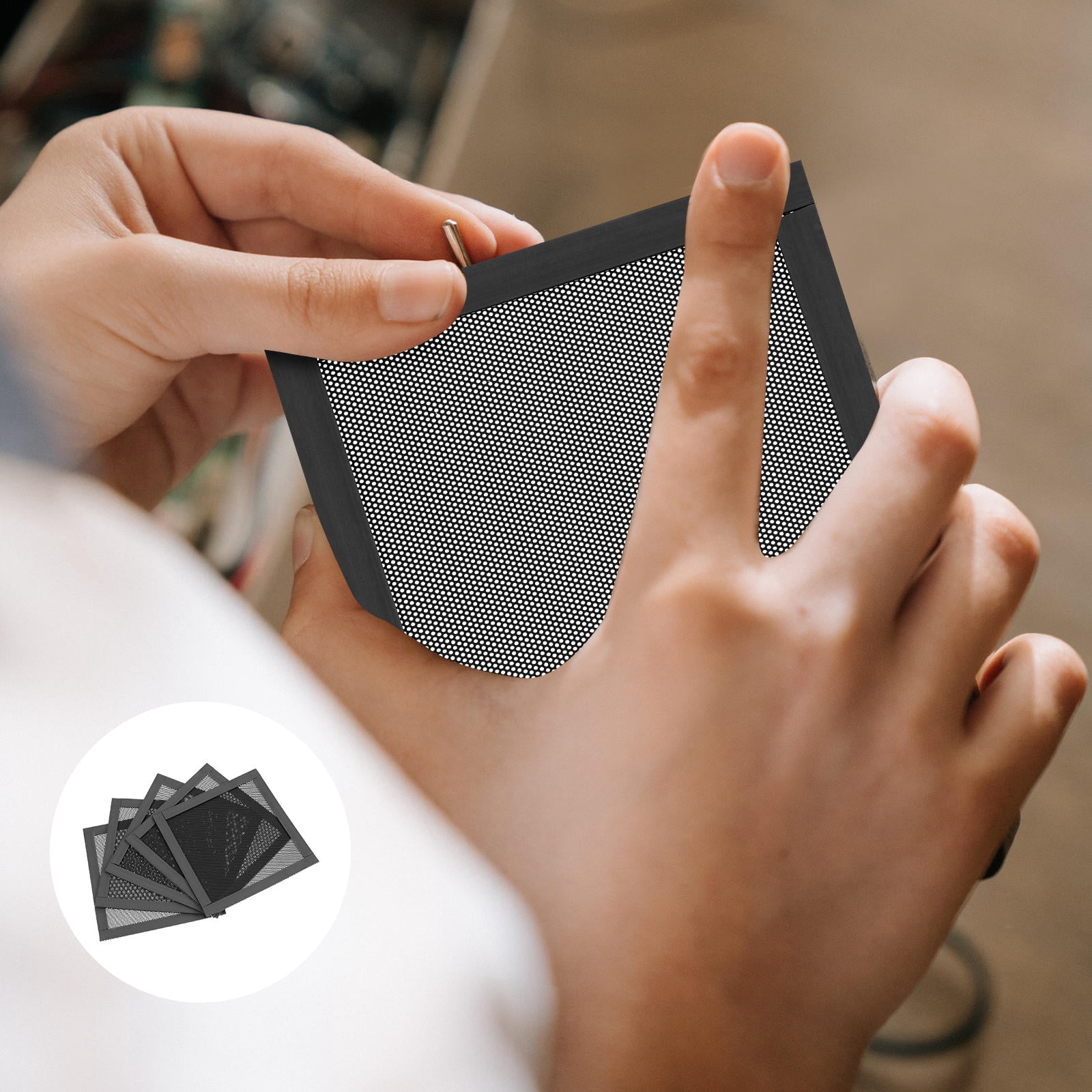 HOMEMAXS 5pcs Useful Magnetic Computer Case Fan -proof Mesh Screen ...