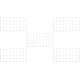 thumbnail image 1 of HOMEMAXS 5pcs Wire Wall Grid Panel for Photo Display DIY Iron Picture Frames DIY Photo Grid Panel, 1 of 8