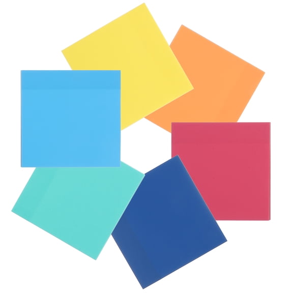 HOMEMAXS 6 Books Student Memo Pad Note Taking Notepads Adhesive Notepads Colorful Memo Notepads