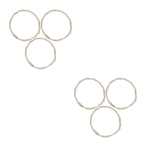 HOMEMAXS 6 PCS Gyro Band Set Rotating Gyro Cord Traditional Gyro Thread Rubber Gyro Bands Replacement Gyro Accessory for Wooden Gyro