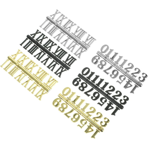 HOMEMAXS 6 Pcs Clock Numbers Self Adhesive Office Work 13X6CM