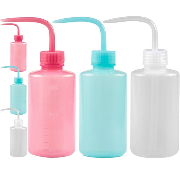 6 Pcs Convenient Eyelashes Cleaning Bottle Water Squeeze for Cleaner