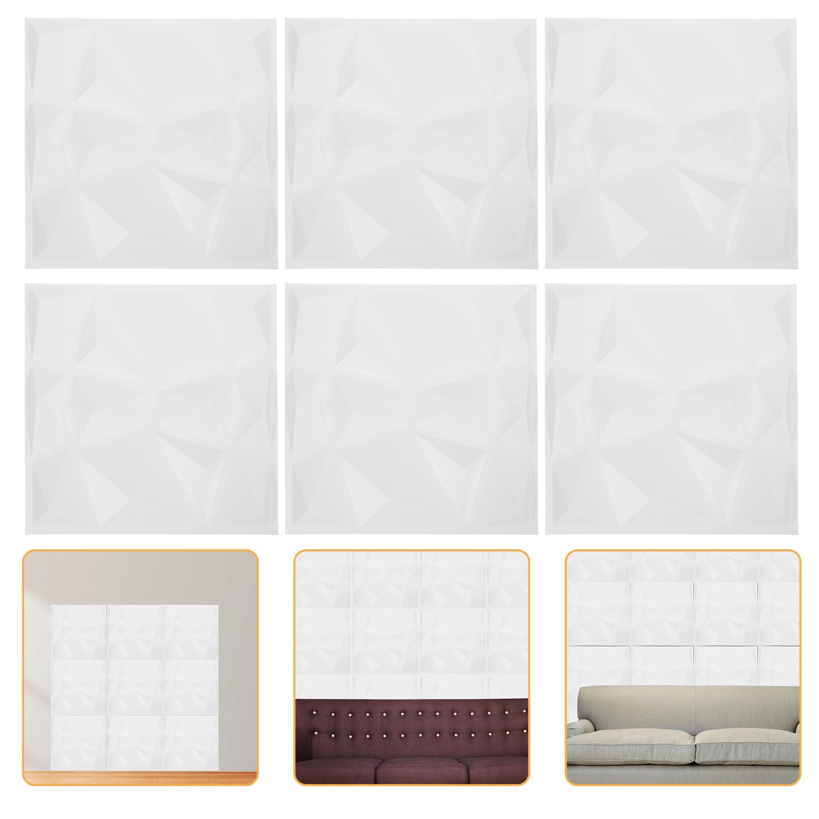 HOMEMAXS 6 Pcs Threedimensional Wall Panel Sophisticated Decor — free download