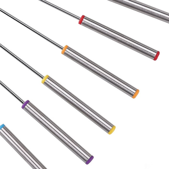 6 Pcs Dessert Fork Roast Marshmallows Fondue Forks