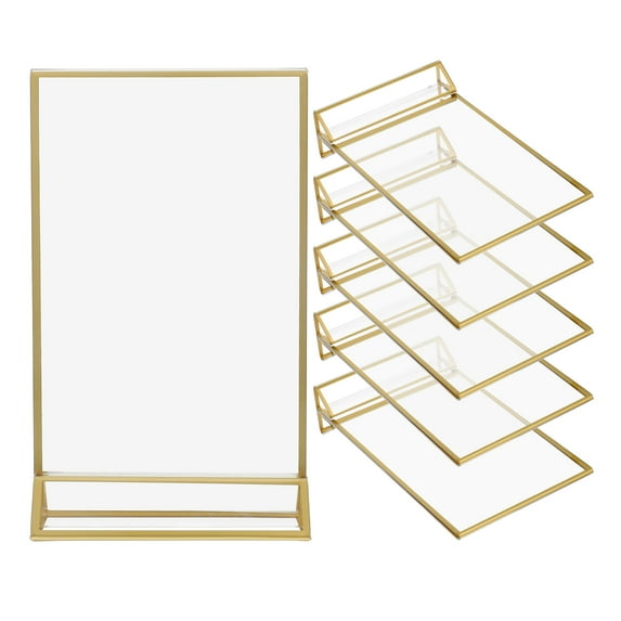 HOMEMAXS 6 Pcs Double Rack Freestanding Floor Liquor Brand