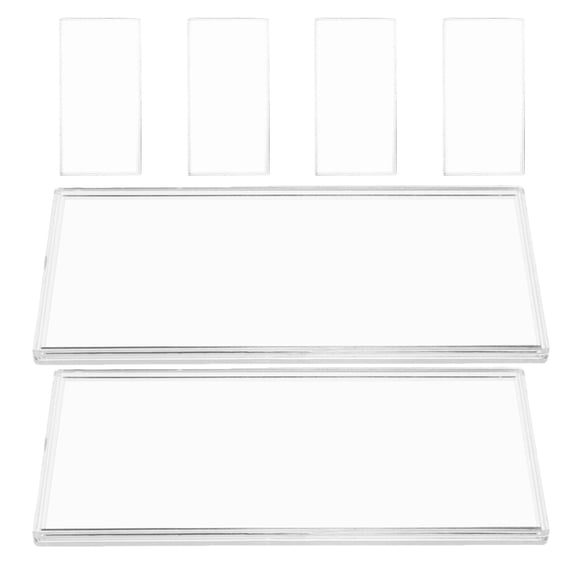 6 Pcs Large Coin Holder Capsules Petty Banknote Collection Box