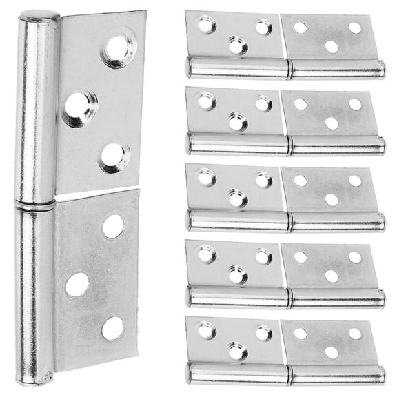 HOMEMAXS 6 Pcs Lift off Hinges Small Heavy Duty Gate Flag Folding