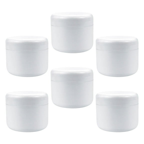 6 Pcs Lip Gloss Container Cream Box Cosmetic Jars Portable Makeup Travel