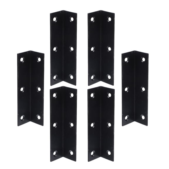 HOMEMAXS 6 Pcs Mounting Bracket Stainless Steel Corner Code
