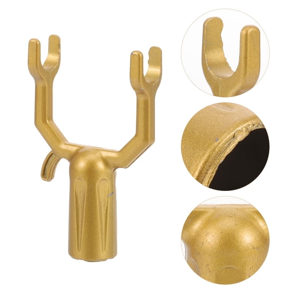 HOMEMAXS  6 Pcs Plant Straightening Tool Plants Brace Tree Support Stakes Golden