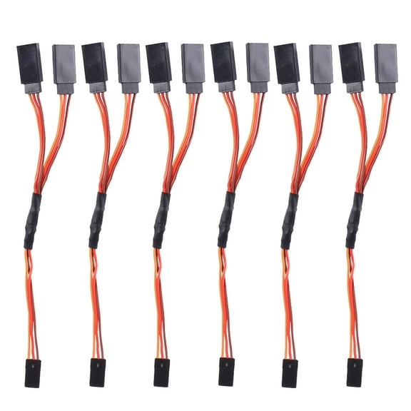 HOMEMAXS 6 Pcs RC Helicopter Cable Male to Female Cable Size 1