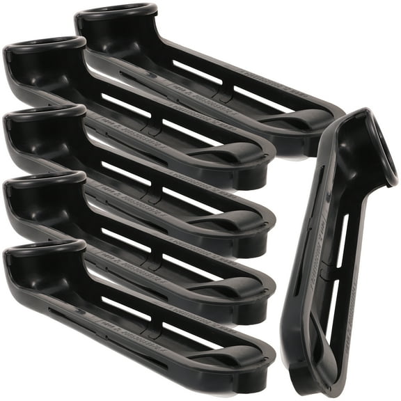 HOMEMAXS 6-Piece Snooker Table Accessories Set with Black Billiard and Goal Track for Pool and Cue Sports