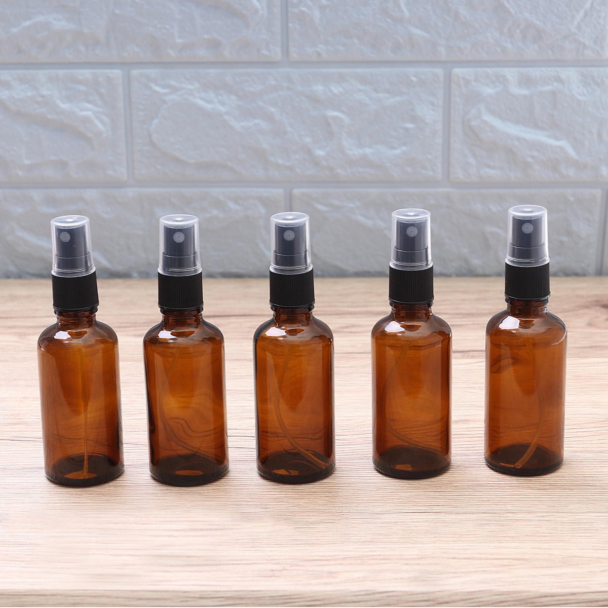 BEADCEST Essential Oil Sprayer Empty Glass Bottle Refill General Users Kitchen Use 6pcs