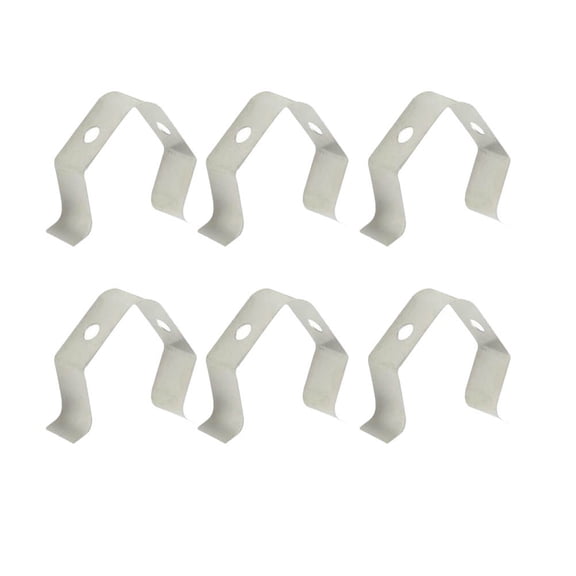 6 Pcs Temperature Measuring Clip Thermometer Grills Oven Work Silver